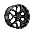 Snowflake Gloss Black 22x9 Replica Wheel