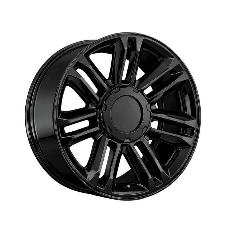 Luxury SUV Gloss Black 24x10 Replica Wheel