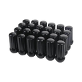 GLOSS BLACK SPLINE LUGS