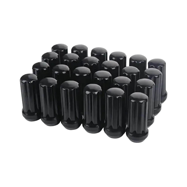 GLOSS BLACK SPLINE LUGS